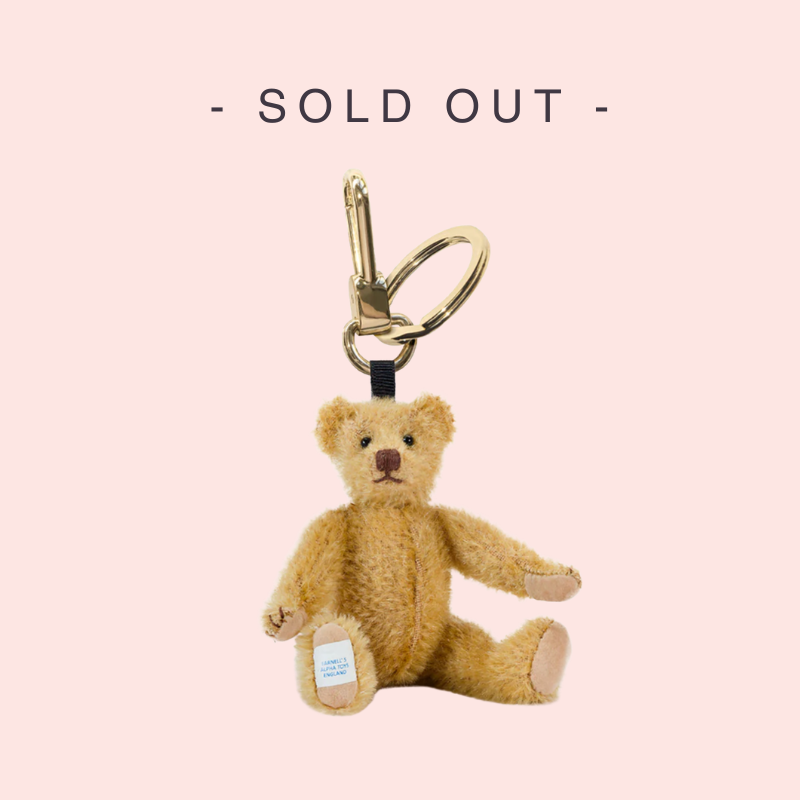 Load image into Gallery viewer, Edward Bear Key Charm 6"
